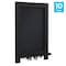 Flash Furniture Black Magnetic Table/Hanging Chalkboards, 10PK 10-HFKHD-GDIS-CRE8-222315-GG - alternate 5